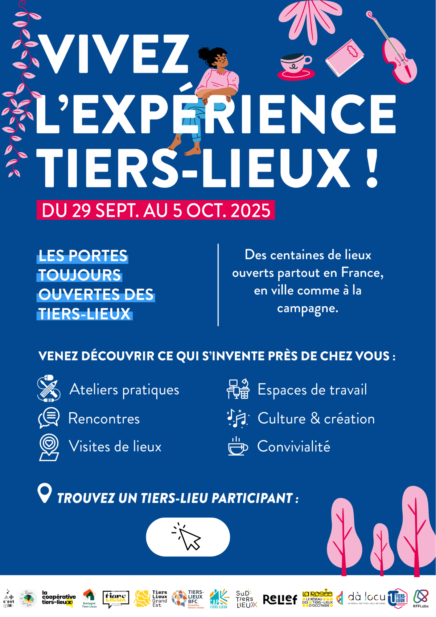 Journées portes toujours ouvertes des tiers-lieux en Pays de la Loire 2025